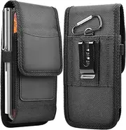 Ranyi Phone Holster Compatible for Google Pixel 9 Pro Fold/Pixel 9 9a /Pixel-9 Pro/Pixel 8 8a/Pixel 7 7a, Protection Vegan Leather Wallet Holster with Belt Loop Clip & Credit Card Holder