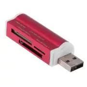 USB2.0 4 in 1 Multi Memory Card Reader All in One Cardreader for SD/SDHC/Mini SD
