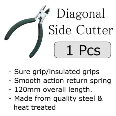 1pcs 125MM/ 5" DIAGONAL SIDE CUTTER insulated grips