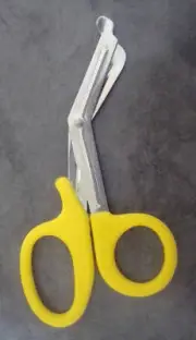 12 Yellow EMT Shear Scissors Bandage Paramedic EMS 7.5