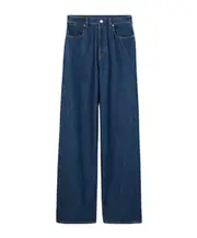 Gucci Wide Leg Denim Pants 24,25,26,27,28,29 dark blue