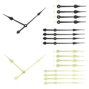 10 Set Replacement Clock Hands Kit Mechanism Movement Wall Black,Gold A23/A24