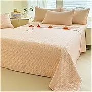 Quilt Bedding Set Twin Full Queen 3Piece Cotton Quilt Set Lightweight Summer Bedspread Coverlet Soft Bed Cover for All Season(Jade,150x220cm 1 Piece)