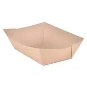 SCT Food Trays, Paperboard, Brown Kraft, 3-Lb Capacity, 500/Carton