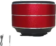 Buzzgo Speaker,Mini Magnetic Bone Conduction Bluetooth Speaker,Stereo Bass with Suction Cup,Premium Sound for Bedroom, Bathroom, Outdoor (Black)(Red)