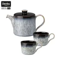 在飛比找momo購物網優惠-【DENBY】光環茶壺+光環二入茶杯與咖啡杯組禮盒