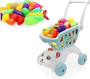 Kisangel Mini Trolley Boys and Girls Shopping Cart Toys Girls' Pretend Cart Simulation Trolley