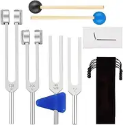 Tuning Forks for Healing - Reusable Multipurpose Healing Tools,Portable Metal Instruments for Students Doctors Nurses Workers Musicians