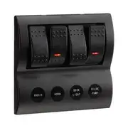 Narva 4 Way LED Switch Panel With Fuse Protection