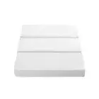 Folding Mattress 3-Fold Foldable Foam Mattresses Baby Cot Bed Mat White