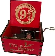 5665 Potter Music Box Modern King's Cross Platform 9 3/4 Harry Music Box Red