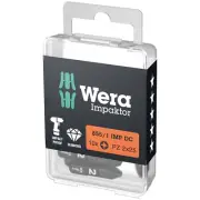 Wera 855/1 Pozi Impaktor DC Bit PZ2x25mm 10 Pack 057621