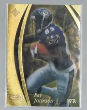 98 Edge masters GOLD PAT JOHNSON RC #16 /100 Ravens