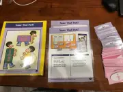 Name That Part! Fractions Grade 3-4 math file folder game teacher