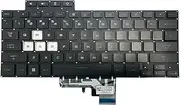 HSSDTECH Replacement for ASUS TUF Air FX516 FX516P FX516PR FX516PM FA516 Keyboard Backlight US 0KNR0-281CRU00 6037B0236522 (Black)