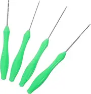 NAMOARLY 4pcs Compact Bait Threading Tool for Fishing Tackle Lure Needle Hooks Versatile Fishing Lures Accessories
