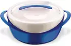 Large Insulated Casserole Dish with Lid 3.6 Qt. Elegant Hot Pot Food Warmer/Cool