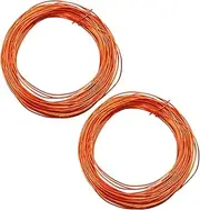4 x 10m Bonsai Grooming Tool Tree Training Wire 1.0mm Plant Craft Wire Aluminum Wire Craft Craft for Holding Bonsai Branches (Each Roll 10m, Dark Red)