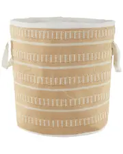 LR Home Dash And Stripe Geometric Indoor Outdoor Storage Basket