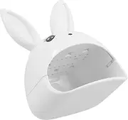 ADOCARN Mini LED Nail Lamp for Gel Polish Rabbit Shaped Portable Single Finger Nail Dryer USB Cable