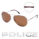 POLICE 都會偏光飛行員太陽眼鏡 (咖啡金) POS8299-F93P
