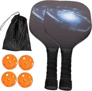 BESPORTBLE Hole Ball Paddles 1 Set Balls Professional Rackets for Boys and Girls and Adults