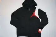 NWT JUMPMAN 23 basketball hoodie jacket BOY size L 12-13 yrs black