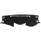 BLACK DASH MAT for Nissan Navara D23 NP300 ST-X ST SL PRO-4X 2/2021-2024