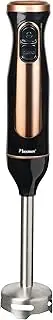 Bestron Hand blender, immersion blender with 2 speed levels and ergonomic handle, includes turbo function with over 14,000 rpm, removable rod, material: stainless steel, colour: