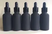 30pcs 30ml Black Light-proof makeup Glass Dropper Bottle To Store Essential Oil
