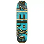 Zero Skateboard Deck Adam Arunski Bold Turquoise 8.25" x 31.9"