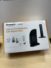 Lenovo USB 2.0 Port Replicator with Digital Video 0A33942 888011393 - NEW