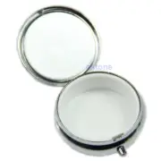 Travel Silver Metal for Pill Box Container Jewellery for Case