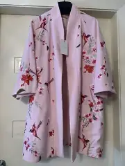 TED BAKER LONDON ISOLEDE Soft blossom KIMONO JACKET, Size L (AUS12-14)