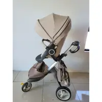 在飛比找蝦皮購物優惠-stokke 推車高推車北歐挪威二手（含蚊帳，雨衣，前後媽媽