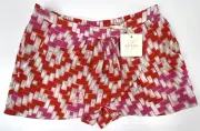 Sass & Bide Women's US Size 8 I Been Around Rayon Print Crop Skort Shorts NWT