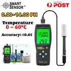 SMART SENSOR Digital PH Meter Temperature Water Quality Monitor Tester Aquarium