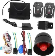 GANAZONO 1Set Car Remote Starter Kit with Central Locking Theft System Easy Installation for Enhanced Vehicle Security Convenient Design and Protection Against