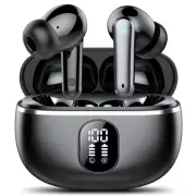 Wireless Earbuds, Bluetooth 5.3 Headphones Big Bass Stereo, Ear Buds with Noi...