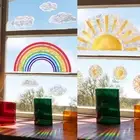 Electrostatic For Rainbow Decor for Glass Fun and Engaging Home Decoration