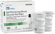 McKesson TRUE METRIX Blood Glucose Test Strips for 1 Count (Pack of 100)