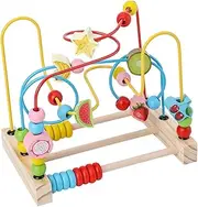 ERINGOGO 1Pc Fruit Pattern Beads Maze for Early Education Safe and Childrens Puzzle Plaything Random Color Bead Learning for Years Random Color