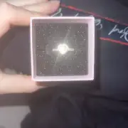 rose gold heart pandora ring size 50