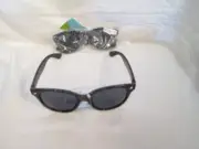 2 Pair Foster Grant Best Value Sunglasses 100% UVA/UVB, Black, Animal Print NWT