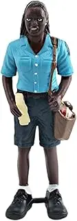 Miniature People Figurine Miniature Ornament Photography Prop Collectibles Hand Painted Hand Painted Craft Character Figurine, Postman