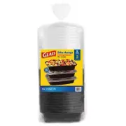 Glad Take-Aways Food Storage Containers with Lids, 38 Ounce (35 Sets 70 Pieces)
