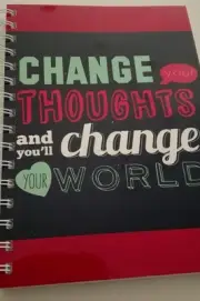 2025 year diary change your thoughts and you'll change your world