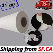 White Easy to Tear Away Machine Embroidery Stabilizer Backing Paper 24"x82'/roll