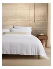 [Sheridan] Otis Quilt Cover Set in White