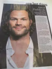 JARED PADALECKI*1 Page FEBRUARY 2021 Magazine Clipping*Supernatural Walker Actor